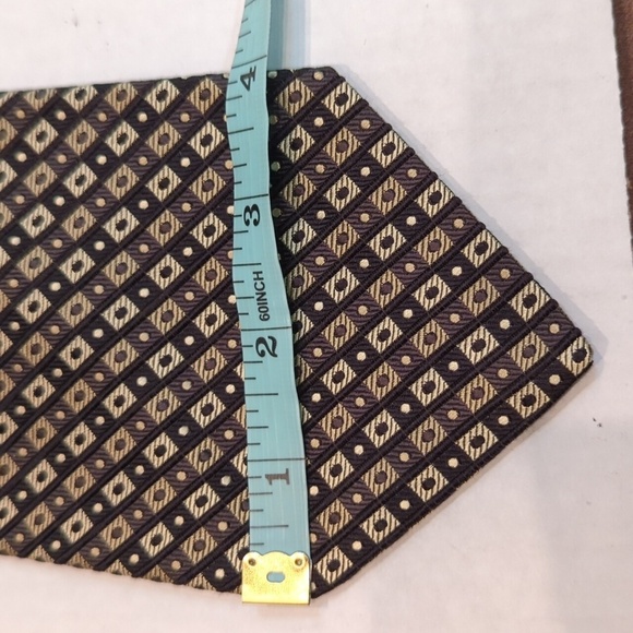 Robert Talbot Best in Class Parisian Hand Sewn Men's Brown Imported Silk Tie - Picture 7 of 7